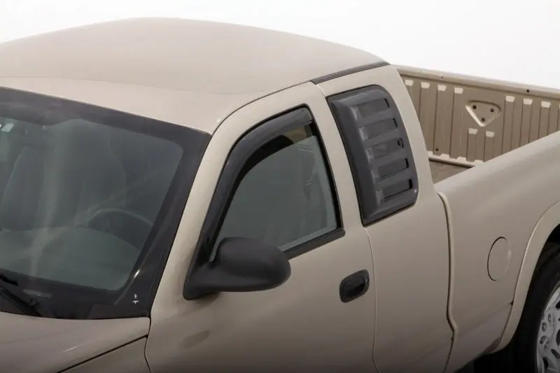 AVS 01-06 Mazda Tribute Smoke Outside Mount Window Deflectors 4pc Set