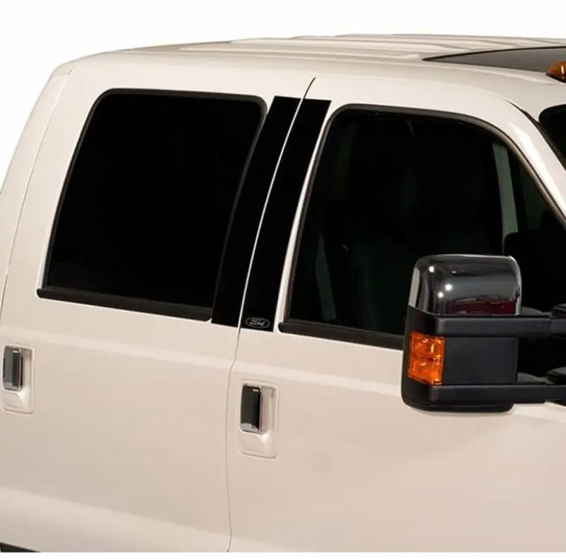 Putco Black Platinum Pillar Posts 17-20 Ford SuperDuty Crew Cab Keypad