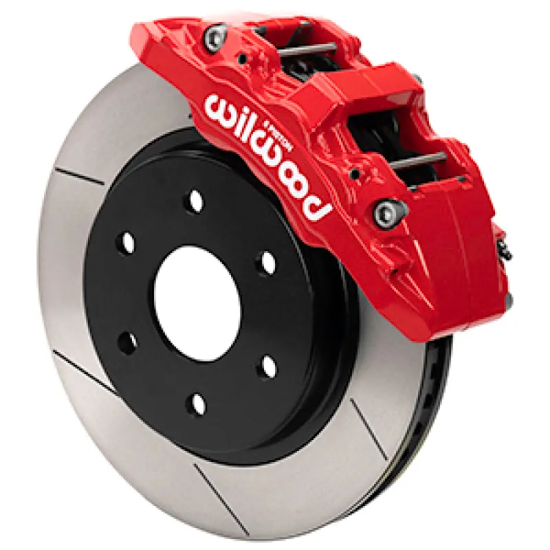 Wilwood Aero6-DM Front Brake Kit Slotted Red 10-18 Ford F-150