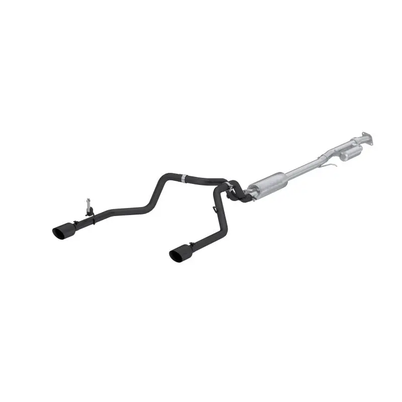 MBRP 2019+ Chevrolet Silverado 1500 GMC Sierra 1500 Aluminum 3in Armor Black Cat-Back Exhaust