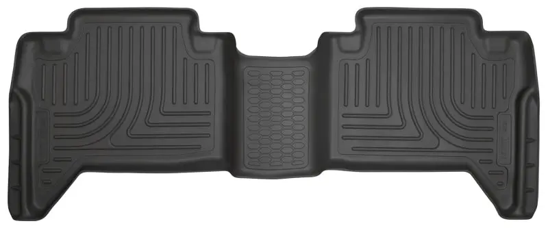 Husky Liners 2016 Toyota Tacoma Crew Cab WeatherBeater 2nd Row Black Floor Liners - Custom Fit Protection