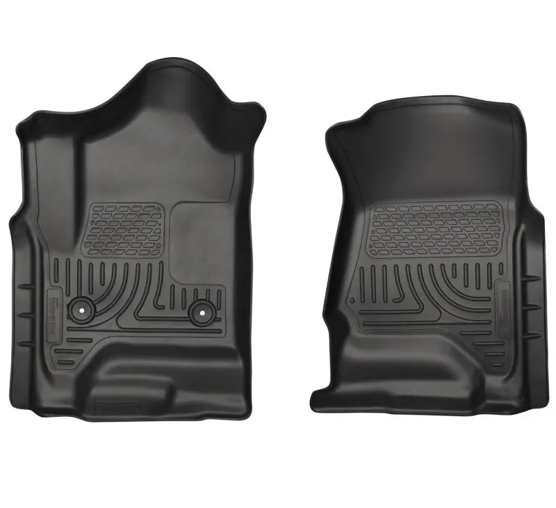 Husky Liners 14 Chevrolet Silverado 1500 GMC Sierra 1500 WeatherBeater Front Floor Mats Black