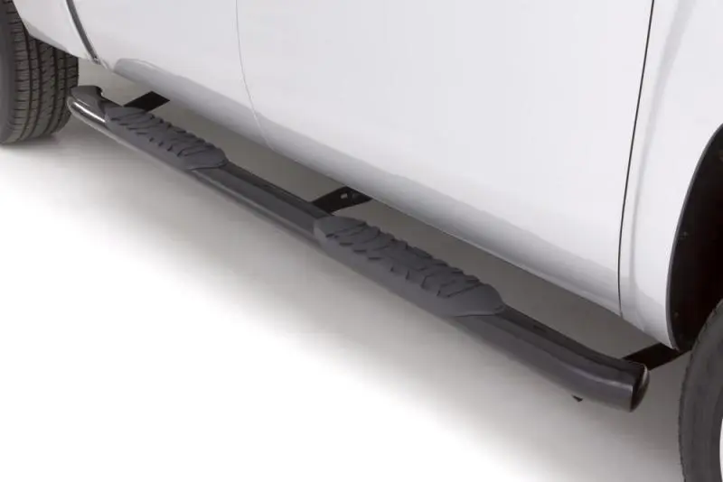 2015-2018 Ford F-150 Standard Cab 4in Oval Curved Steel Nerf Bars Black LUND