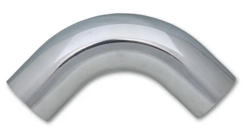 Vibrant 0.75in OD Universal Aluminum Tubing 90 Degree Bend Polished