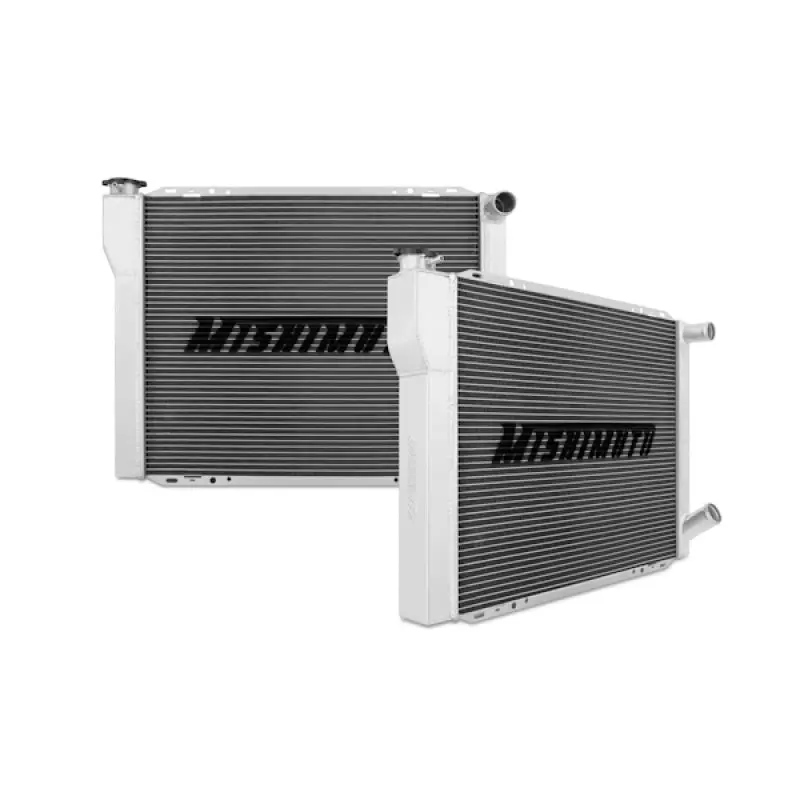 Mishimoto Universal Dual Pass Race Radiator 27x19x3 Inches Aluminum High-Efficiency Cooling
