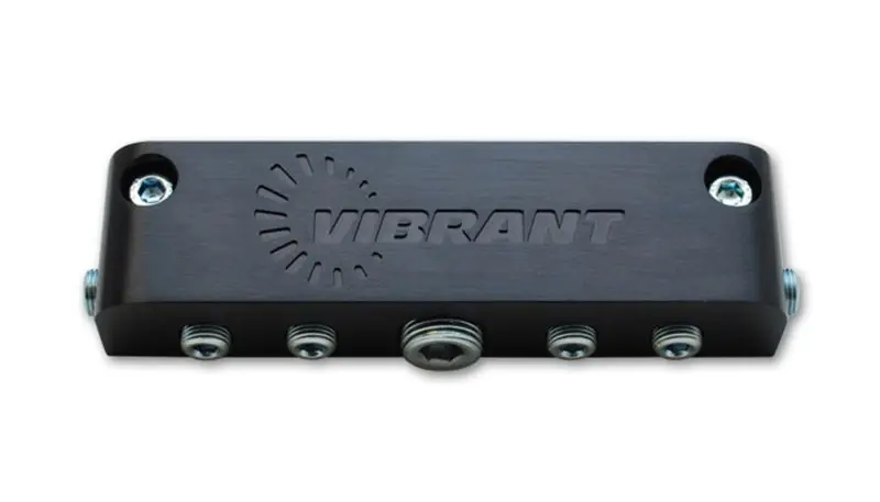 Vibrant Aluminum Vacuum Manifold Black - New Design Engine Management