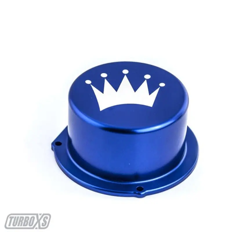 Turbo XS 15-16 Subaru WRX Billet Aluminum Vacuum Pump Cover - Blue - Custom Engine Accent