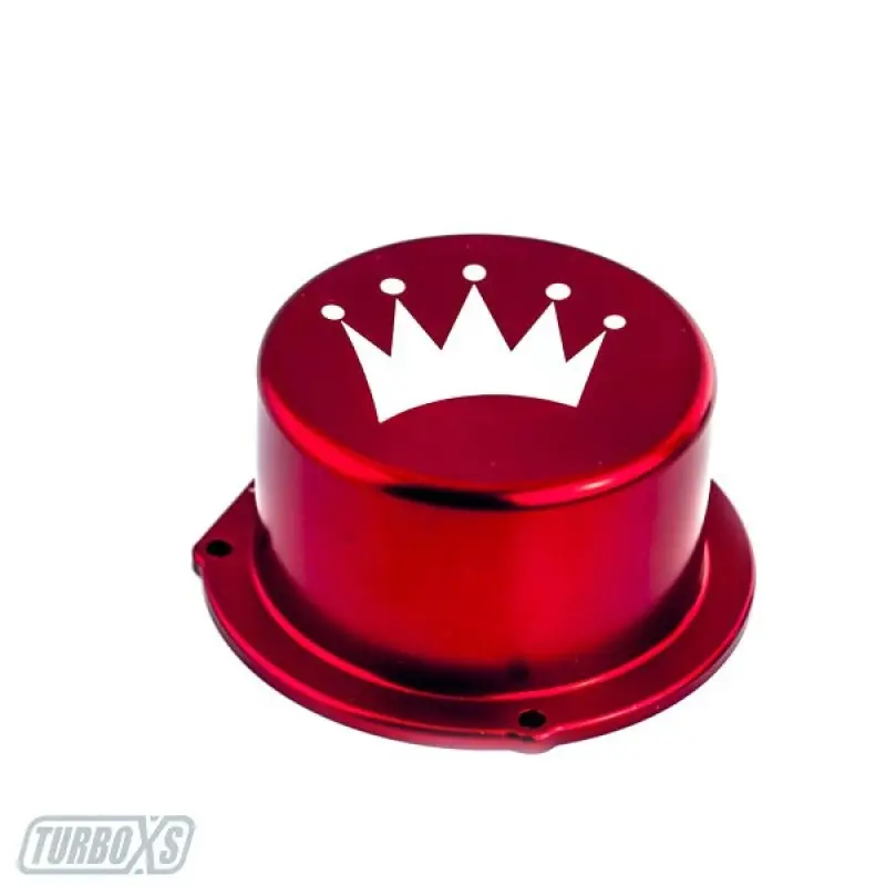 Turbo XS 15-16 Subaru WRX Billet Aluminum Vacuum Pump Cover - Red - Performance Engine Upgrade