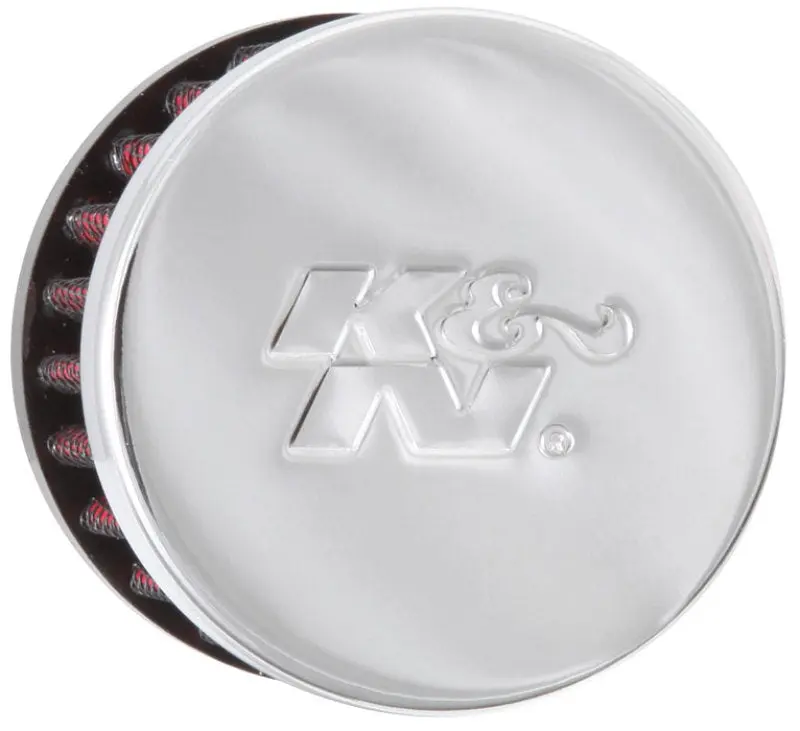 K&N 0.625in ID Clamp On Crankcase Vent Filter 2in OD 1.5in Height K&N Engineering