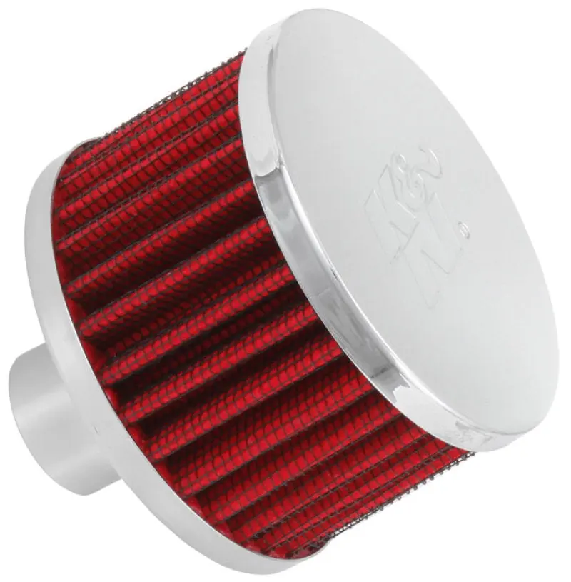 K&N Crankcase Vent Filter 1in Vent 3in Diameter 2in Height K&N Engineering