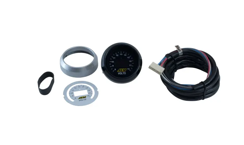 AEM 52mm Digital Voltmeter Gauge Accurate Battery Voltage Monitoring