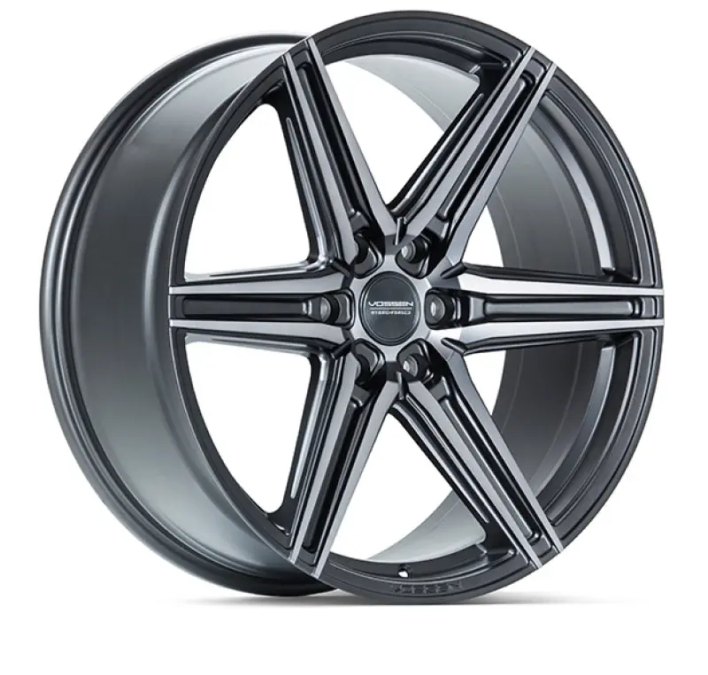 Vossen HF6-2 20x9.5 Tinted Matte Gunmetal Wheel 6x139.7 ET15 Deep Face 106.1