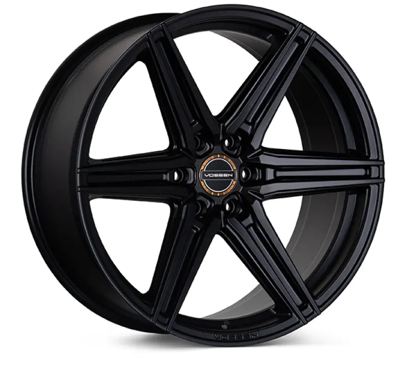 Vossen HF6-2 22x9.5 Satin Black Wheel 6x135 ET20 Deep Face 87.1