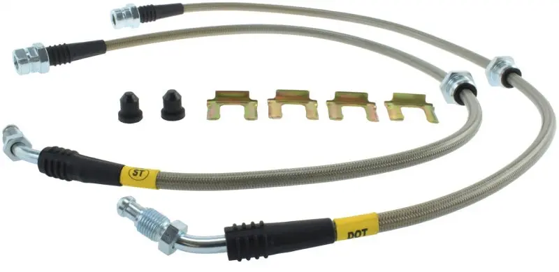 StopTech Stainless Steel Brake Line Kit 04 VW Golf R32 AWD Front