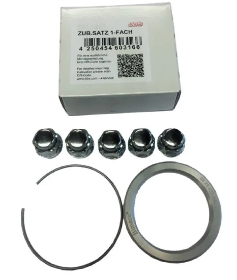 BBS PFS Kit Toyota Lexus 60mm 82mm Clip Lug Nuts