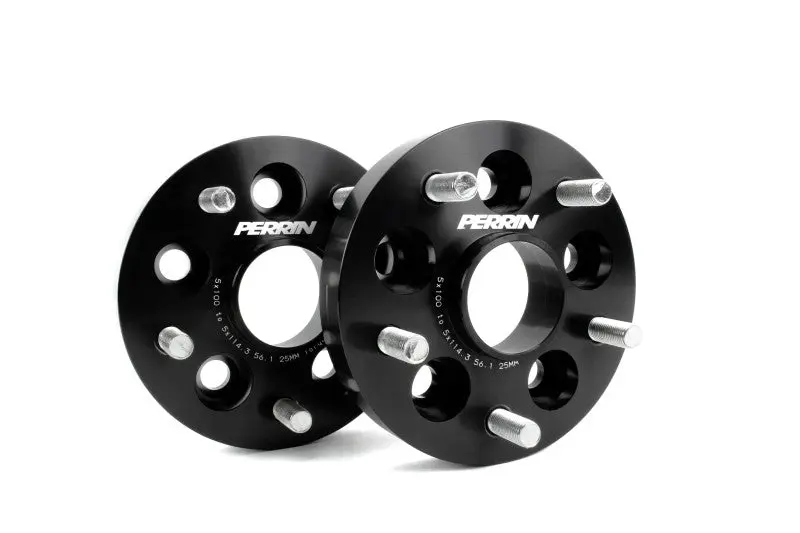 Perrin Wheel Adapter 25mm Bolt-On Type 5x100 to 5x114.3 56mm Hub Set 2 Perrin Performance