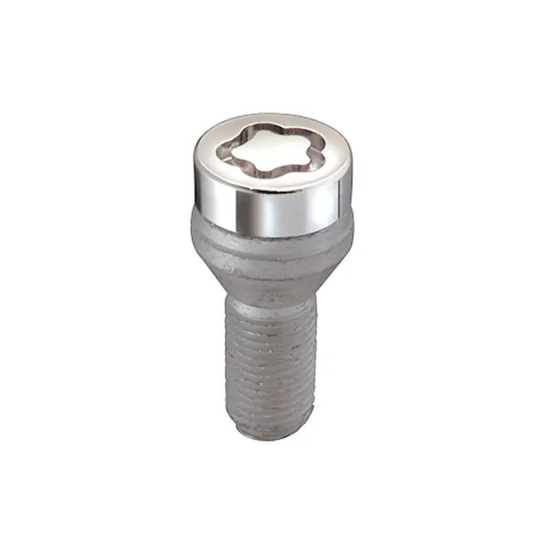 McGard Wheel Lock Bolt Set 4pk Cone Seat M12X1.25 17mm Hex 22.0mm Shank Length Chrome