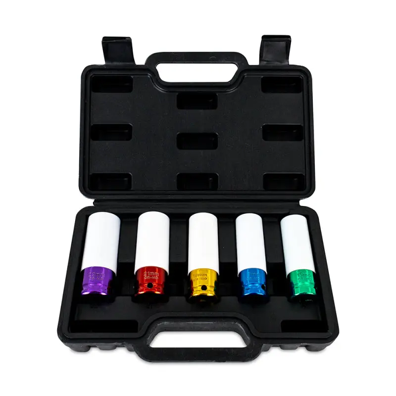 Mishimoto 1/2in Wheel Nut Socket Set 5pc Lug Nuts and Wheel Service