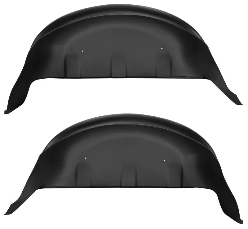 Husky Liners 2017 Ford F-250/F-350 Super Duty Black Rear Wheel Well Guards - Heavy Duty