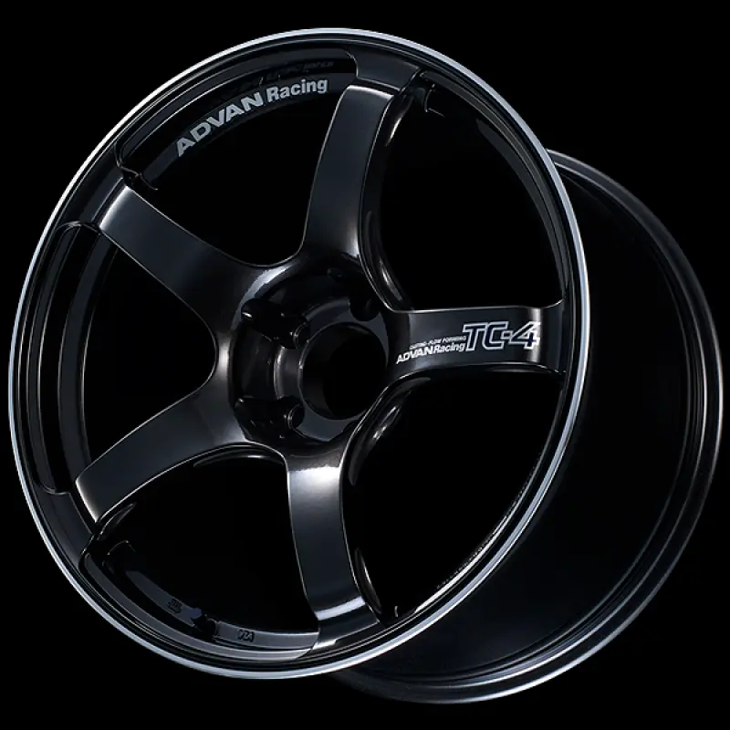 Advan TC4 18x10 +25 5-114.3 Racing Black Gunmetallic Wheel Ring