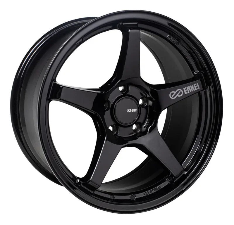 Enkei TS-5 18x8.5 5x100 45mm Offset 72.6mm Bore Gloss Black Wheel