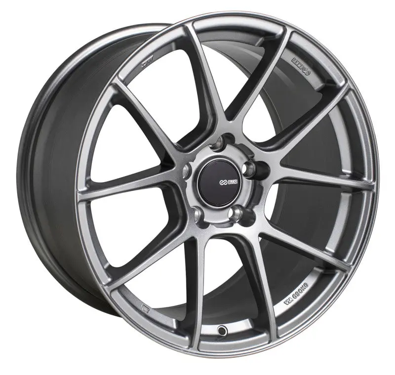 Enkei TS-V 18x8 Storm Grey Wheel 5x100 Bolt Pattern 45mm Offset 72.6 Bore