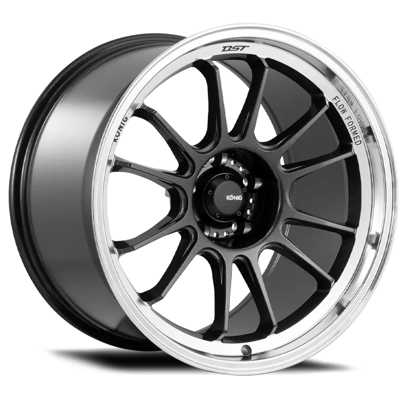 Konig Hypergram 18x8.5 5x114.3 ET35 Metallic Carbon Wheel Machined Lip