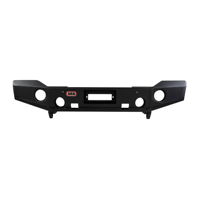 ARB Sahara Winchbumpr Only Txtured Jk 07On W/Crush Cans - Jeep Wrangler Winch Bumper