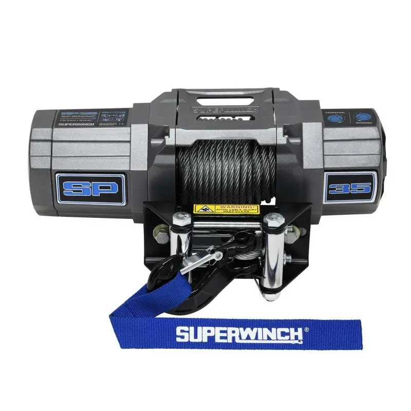 Superwinch 3500 lbs 12V Steel Rope Roller Fairlead SP35 Winch