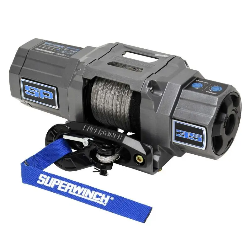 Superwinch 3500 lbs 12V Synthetic Rope Hawse Fairlead SP35SR Winch