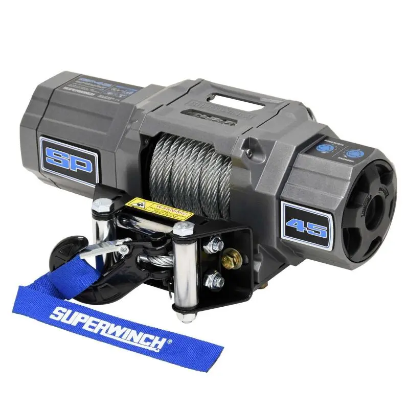Superwinch 4500 lbs 12V Steel Rope Roller Fairlead SP45 Winch