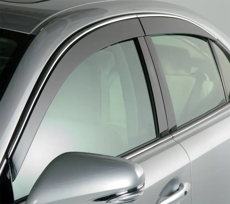 AVS Chrome Low Profile Window Deflectors 4pc 15-19 GMC Yukon XL Chevrolet Suburban