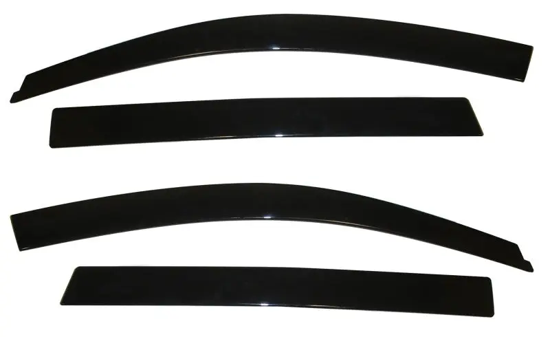 AVS 09-17 Chevy Traverse Ventvisor Low Profile Deflectors 4pc Smoke Quiet Ride