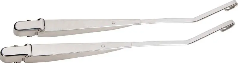 Kentrol 97-06 Jeep Wrangler TJ Windshield Wiper Arms Pair Polished Silver Upgrade