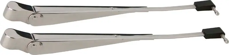 Kentrol 87-95 Jeep Wrangler YJ Windshield Wiper Arms Pair Polished Silver
