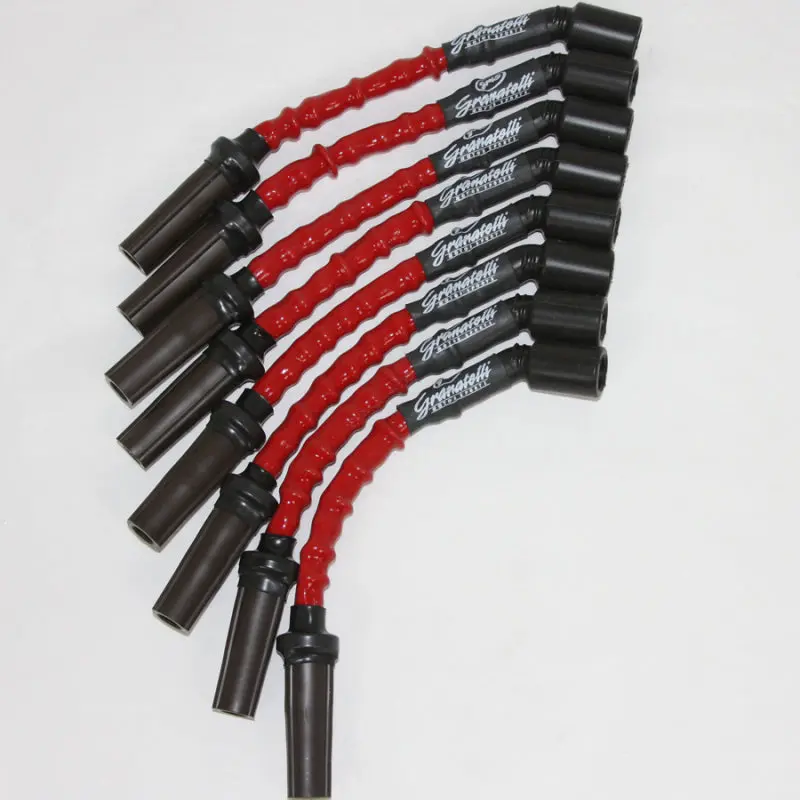 Granatelli Hi-Perf Ignition Wire Connector Kit Red Jacket 14-23 GM LT1 6.2L Granatelli Motor Sports