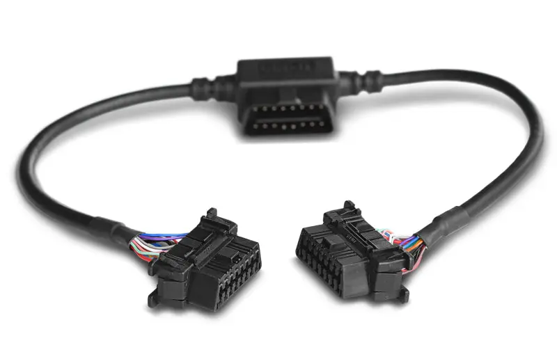 PowerStep Plug N Play Pass Thru Harness Black Clip OBD Plug Ram & Toyota Only AMP Research