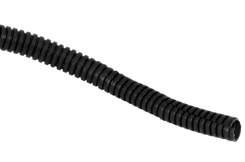 Spectre Wire Loom 1/4in Diameter 10ft Length Black - Durable Wire Protection Sleeve