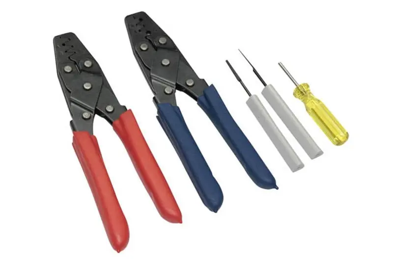 Haltech Dual Crimper Set 3 Pin Removal Tools Professional Wiring Kit