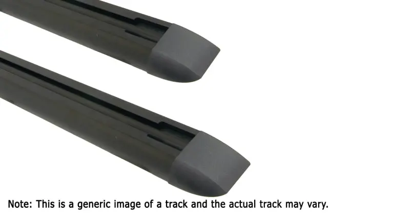 Rhino-Rack Jeep Wrangler JK 2 Door RTC Tracks Hardware and End Caps Pair